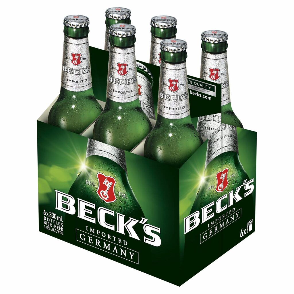 Beck's Beer Bottle 330mL