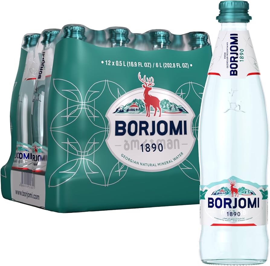 Borjomi Sparkling Natural Mineral Water