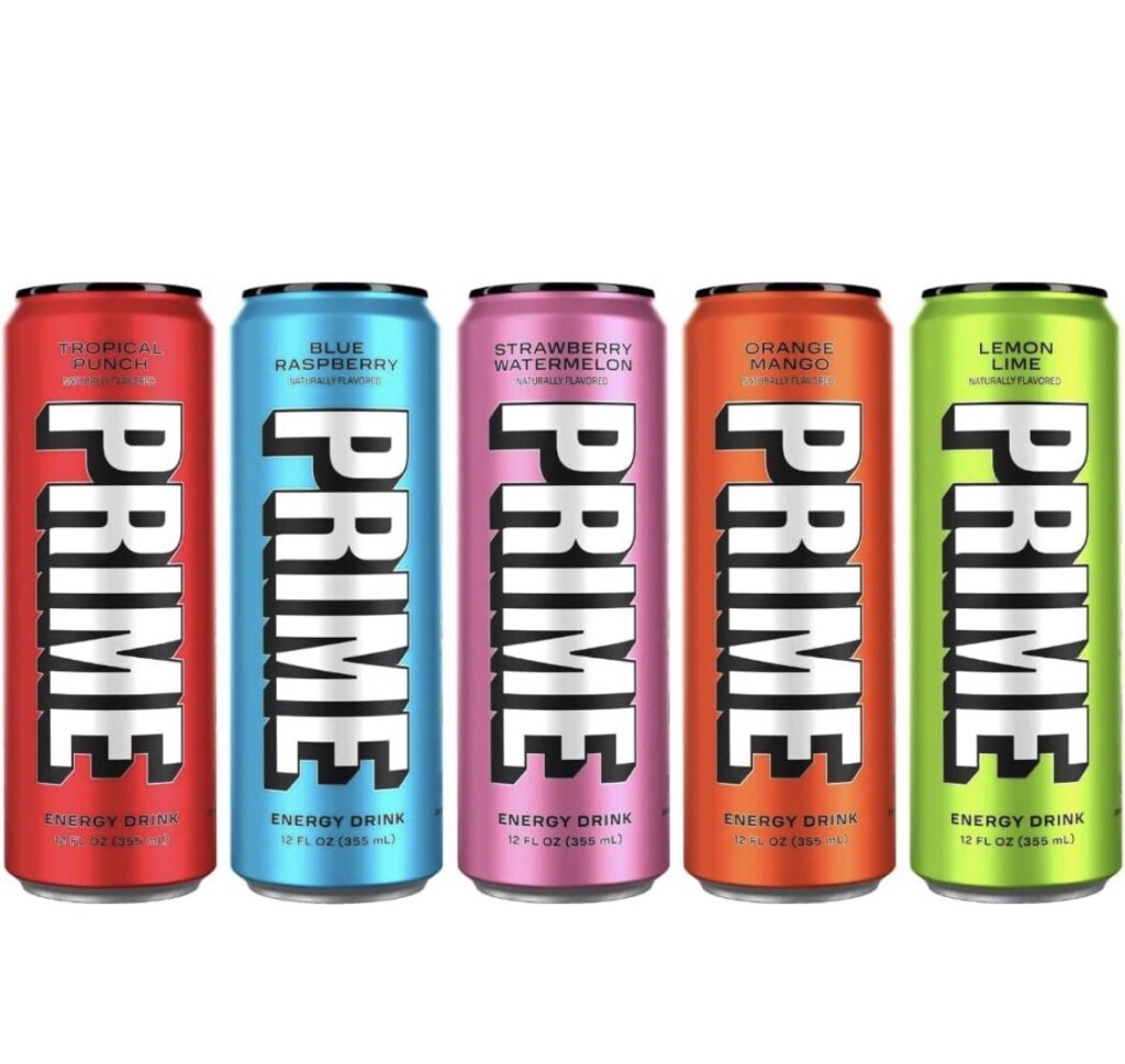 Prime Hydration's refreshing energy drink.
