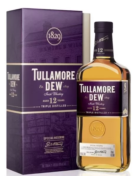 Tullamore Dew Whiskey 12 years Triple Distilled Irish 0.7l