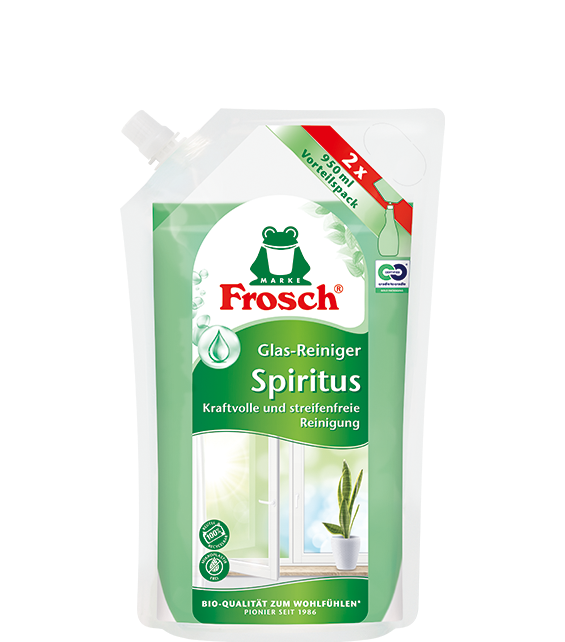 Frosch Glass Cleaner Spirit refill pouch
